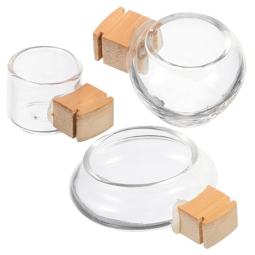 Toddmomy 3 Stück Glasfuttermittelhersteller Futterspender Gericht Vogelfutterhaus für Käfig Trinken Vogelkäfig Fressnapf für Nymphensittiche Papageienfutterbecher Bambus Toddmomy 3 Stück Glasfuttermittelhersteller Futterspender Gericht Vogelfutterhaus für Käfig Trinken Vogelkäfig Fressnapf für Nymphensittiche Papageienfutterbecher Bambus von Toddmomy