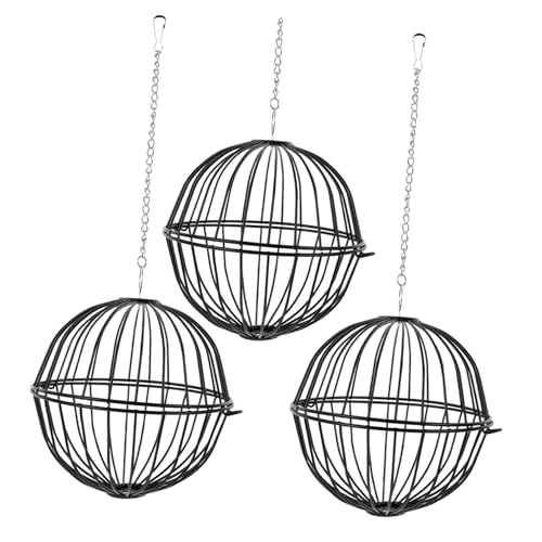 Toddmomy 3 Stück Hängende Futterball für Kleintiere Multifunktionaler Futterspender für Kaninchen Meerschweinchen und Hamster Schwarz Toddmomy 3 Stück Hängende Futterball für Kleintiere Multifunktionaler Futterspender für Kaninchen Meerschweinchen und Hamster Schwarz von Toddmomy