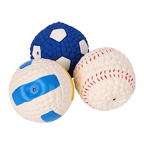 Toddmomy 3 Stück Hundespielzeug für Mittel Haustierspielzeug klein Stichworte Haustier-Trainingsspielzeug Mahlkugel Haustier Hund Heimtierbedarf Emulsion Colorful Toddmomy 3 Stück Hundespielzeug für Mittel Haustierspielzeug klein Stichworte Haustier-Trainingsspielzeug Mahlkugel Haustier Hund Heimtierbedarf Emulsion Colorful von Toddmomy