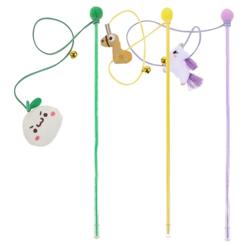 Toddmomy Interaktives Für Katzen 3 Stück Katzen-Teasing-Stick Glocke Mäuse Heimtierbedarf Toddmomy Interaktives Für Katzen 3 Stück Katzen-Teasing-Stick Glocke Mäuse Heimtierbedarf von Toddmomy