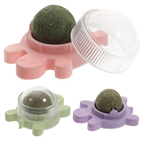 Toddmomy 3stücke Katzenminze Bälle Interaktives Katzenspielzeug Für Drinnen Rotierendes Spielzeug Zur des Spielverhaltens Mit Austauschbarem Katzenminze-innenball Für Kätzchen Und Toddmomy 3stücke Katzenminze Bälle Interaktives Katzenspielzeug Für Drinnen Rotierendes Spielzeug Zur des Spielverhaltens Mit Austauschbarem Katzenminze-innenball Für Kätzchen Und von Toddmomy