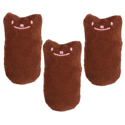 Toddmomy 3 Stück Katzenminze Punkt Mäuse Zauberstab Haustier Wurf katzenspielzeug Interactive cat Toy Funny Toys Stofftier für Katzen Kätzchenspielzeug für Wohnungskatzen Plüsch von Toddmomy