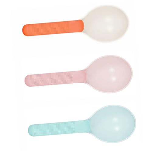 Toddmomy 3 Stück Löffel für Katzenfutter Scoop Schaufeln Messlöffel für Lebensmittel Haustier Essen Löffel für Hundefutter Lebensmittelschaufel aus Kunststoff Abs von Toddmomy