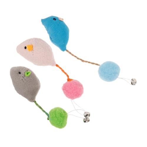 Toddmomy 3stücke Teiliges Interaktive Plüschmaus- Für Katzen Katzenspielzeug Und Instinkterfüllung Für Kätzchen Und Katzen Toddmomy 3stücke Teiliges Interaktive Plüschmaus- Für Katzen Katzenspielzeug Und Instinkterfüllung Für Kätzchen Und Katzen von Toddmomy