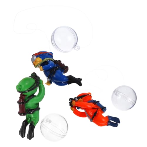 Toddmomy 3 Stück Schwimmende Taucher-Aquarium-Dekorationen, Mini-Taucher-Figuren, Aquarium-Ornamente, PVC-Material, Mehrfarbig, 2,40 X 1,18 X 0,90 Zoll Toddmomy 3 Stück Schwimmende Taucher-Aquarium-Dekorationen, Mini-Taucher-Figuren, Aquarium-Ornamente, PVC-Material, Mehrfarbig, 2,40 X 1,18 X 0,90 Zoll von Toddmomy