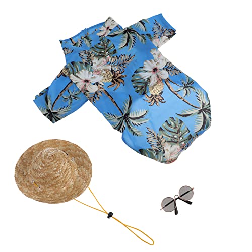 Toddmomy 3 Stück Sonnenhut Sommerhemd und Sonnenbrille Stilvolles Outfit für Katzen für Sommeraktivitäten im Freien und Fotoshootings Toddmomy 3 Stück Sonnenhut Sommerhemd und Sonnenbrille Stilvolles Outfit für Katzen für Sommeraktivitäten im Freien und Fotoshootings von Toddmomy