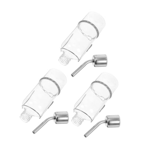 Toddmomy 3 Stück Teiliges Edelstahl Wasserspender für Kleintiere Auslaufsichere Hängende Trinkflasche für Hamster Kaninchen und Welpen Platzsparendes Design für Käfig und Outdoor Toddmomy 3 Stück Teiliges Edelstahl Wasserspender für Kleintiere Auslaufsichere Hängende Trinkflasche für Hamster Kaninchen und Welpen Platzsparendes Design für Käfig und Outdoor von Toddmomy