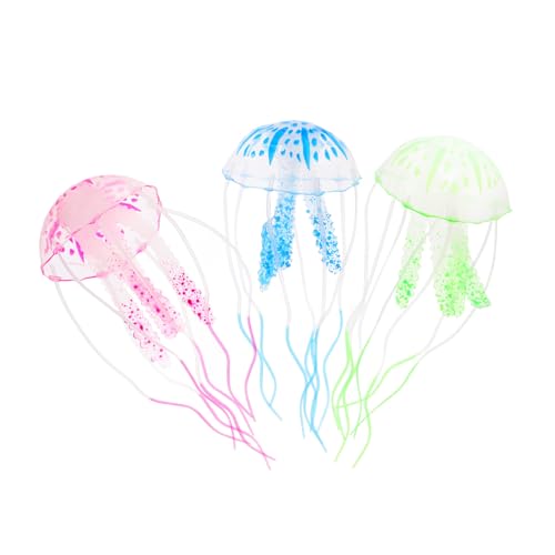 Toddmomy 3 Stück Teiliges Fluoreszierendes Quallen-Aquarium-dekor Naturnahe Meeresbewohner Modelle in Grün Blau Geeignet für Aquarium Tischdekoration Leuchtende Wasserorganismen Toddmomy 3 Stück Teiliges Fluoreszierendes Quallen-Aquarium-dekor Naturnahe Meeresbewohner Modelle in Grün Blau Geeignet für Aquarium Tischdekoration Leuchtende Wasserorganismen von Toddmomy