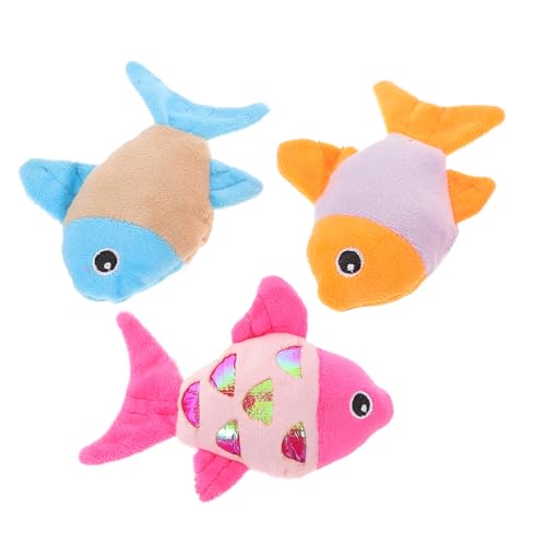 Toddmomy 3 Stück Teiliges Katzen Spielzeugset aus Plüsch Fischspielzeug mit Geräuschpapier für Kitten Fördert die Aktivität und Ihrer Zufällige Zufällige Farbe Toddmomy 3 Stück Teiliges Katzen Spielzeugset aus Plüsch Fischspielzeug mit Geräuschpapier für Kitten Fördert die Aktivität und Ihrer Zufällige Zufällige Farbe von Toddmomy