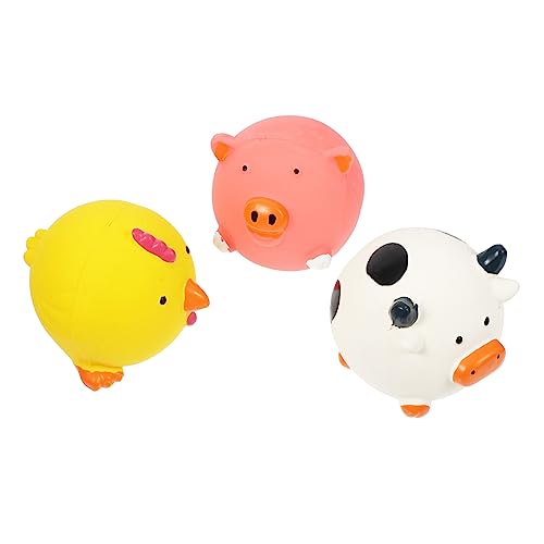Toddmomy 3 Stück Teiliges Latex Kauspielzeug für Quietschendes Beißspielzeug für Welpen für Zahnpflege und Spielspaß Pinkem Gelbem Küken und Design Toddmomy 3 Stück Teiliges Latex Kauspielzeug für Quietschendes Beißspielzeug für Welpen für Zahnpflege und Spielspaß Pinkem Gelbem Küken und Design von Toddmomy