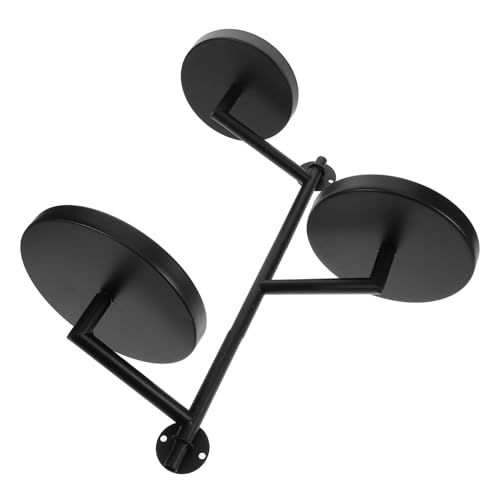 Toddmomy 3 Zimmerpflanzenständer Blumentopfstand Wand Pflanzenständer Wand Pflanzenregal Fensterpflanzenhalter Fensterpflanzenregale Pflanzenständer Zur Wandmontage Wandregal Black Metall von Toddmomy