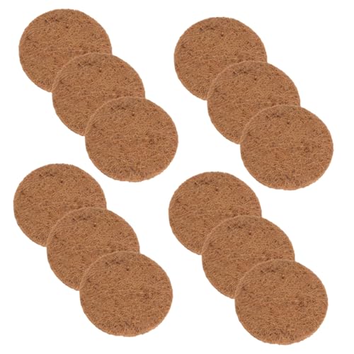 Toddmomy 30 Stück Natürliche Kokosfaser Nistauflagen für Hühnerstall Pigeon Nest Pads Atmungsaktive Vogel-einlegepads für Tauben Brut Nestkomfort Nachhaltig von Toddmomy