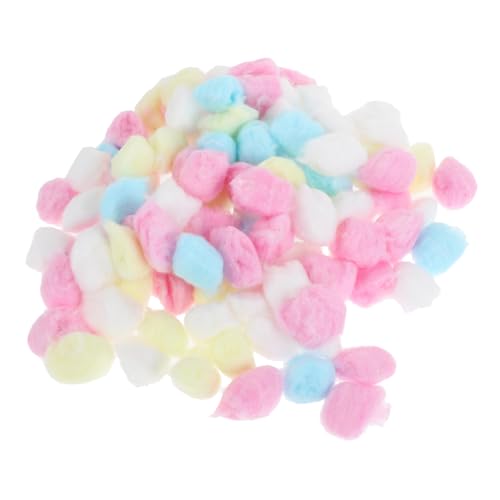 Toddmomy 300 Stück Bunte Baumwollbälle für Hamster Nestbau Warmhalte wattebällchen Kleine Haustiere Nistmaterial Kuscheliger Schutz für Meerschweinchen Chinchillas Kleintiere von Toddmomy