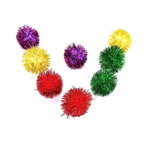 Toddmomy 30Stücke Bunte Mini Tinsel Bälle für Katzen Knisternde Pom Poms Katzenspielzeug für Interaktive Spielstunden Gemischte Farben Toddmomy 30Stücke Bunte Mini Tinsel Bälle für Katzen Knisternde Pom Poms Katzenspielzeug für Interaktive Spielstunden Gemischte Farben von Toddmomy