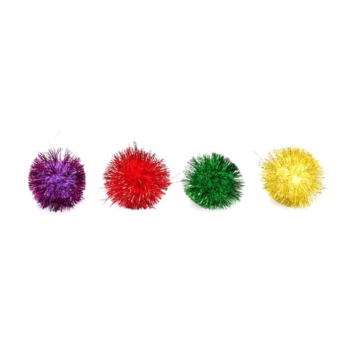 Toddmomy 30Stücke Mini Lametta Bälle für Katzen Katzenspielzeug mit Schillerndem Tinsel für Verspielte Katzen Fördert Bewegung und Spaß Toddmomy 30Stücke Mini Lametta Bälle für Katzen Katzenspielzeug mit Schillerndem Tinsel für Verspielte Katzen Fördert Bewegung und Spaß von Toddmomy