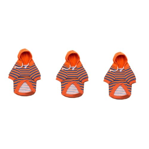 Toddmomy 3St Haustier gestreiftes Sweatshirt hundeoverall Dog Costume Katze warme Weste 4 Beine Kleidung Outfit Haustier gestreifte Kleidung Atmungsaktive Bekleidung für Haustiere Baumwolle Toddmomy 3St Haustier gestreiftes Sweatshirt hundeoverall Dog Costume Katze warme Weste 4 Beine Kleidung Outfit Haustier gestreifte Kleidung Atmungsaktive Bekleidung für Haustiere Baumwolle von Toddmomy