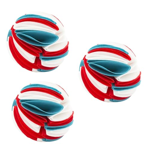 Toddmomy 3St Hundeschnüffelball Puzzle-Spielzeug Schleifen hundespielzeug Welpen Hunde schnüffelball Hunde zahnbürste Molarenspielzeug für Haustiere Beißspielzeug für Hunde Filzstoff Toddmomy 3St Hundeschnüffelball Puzzle-Spielzeug Schleifen hundespielzeug Welpen Hunde schnüffelball Hunde zahnbürste Molarenspielzeug für Haustiere Beißspielzeug für Hunde Filzstoff von Toddmomy