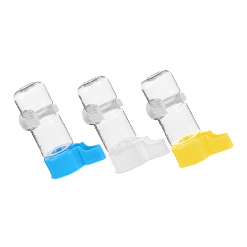 Toddmomy 3Stücke Große Kapazität für Sittiche Nymphensittiche und Kanarienvögel Multifunktionale Trinkflasche aus Lebensmittelechtem Material Sicher von Toddmomy