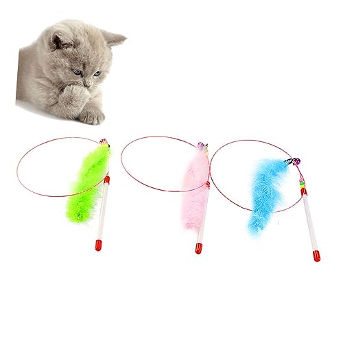 Toddmomy 3stücke Bunte Katzenangel Mit Plastikgriff Interaktives Katzenspielzeug Für Gesundes Und Beziehungspflege Mit Ihren Katzen Toddmomy 3stücke Bunte Katzenangel Mit Plastikgriff Interaktives Katzenspielzeug Für Gesundes Und Beziehungspflege Mit Ihren Katzen von Toddmomy