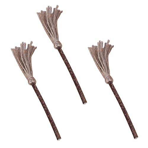 Toddmomy Katzenangel Spielzeug 3 Stück Holz Interaktives Haustier Teaser für Kätzchen Zahnpflege Stick 17cm Langlebig Einfach zu Verwenden und Lagern von Toddmomy
