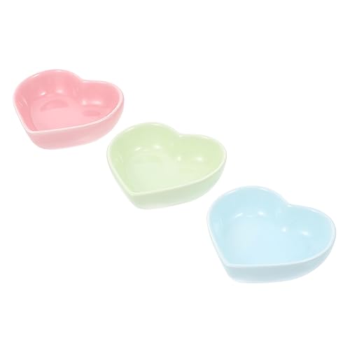 Toddmomy 3Stücke Keramik Futternäpfe Für Hamster Wiederverwendbare Futter Und Wasserschalen Und Glatte Futterstation Für Kleine Haustiere Tierzubehör Für Hamster von Toddmomy
