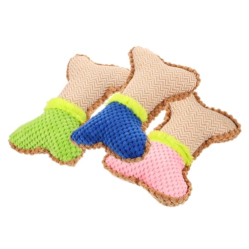 Toddmomy 3Stücke Teiliges Plüsch Kauspielzeug Für Quietschendes Und Strapazierfähig Für Welpen Und Kleine Fördert Und Interaktion Toddmomy 3Stücke Teiliges Plüsch Kauspielzeug Für Quietschendes Und Strapazierfähig Für Welpen Und Kleine Fördert Und Interaktion von Toddmomy