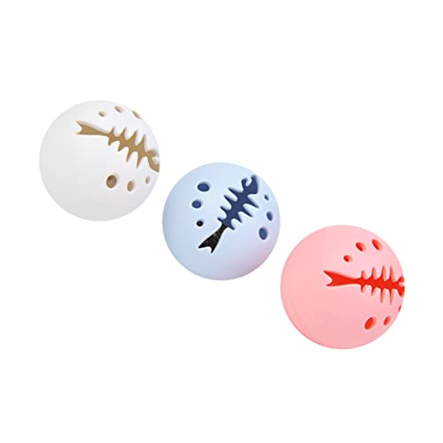 Toddmomy Katzenspielzeug Bälle Glocke Leuchtende Bälle 3er-Pack Haustierspielzeug für Kätzchen Spielen Bindung Toddmomy Katzenspielzeug Bälle Glocke Leuchtende Bälle 3er-Pack Haustierspielzeug für Kätzchen Spielen Bindung von Toddmomy