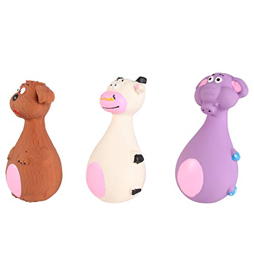 Toddmomy Interaktives Spielzeug Für Hunde Kauspielzeug Quietschspielzeug Für Haustiere Aus Latex Spielzeug Für Backenzähne von Toddmomy
