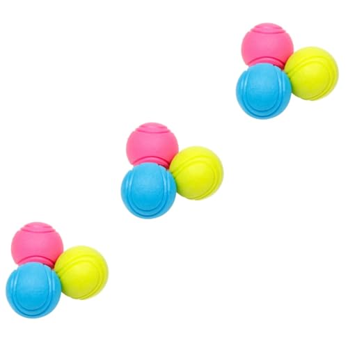 Toddmomy Tennisball Katze 3st Kaubälle Für Hunde Jugueten Hundespielzeug Haustier-Tennisball Zum Kauen Kauspielzeug Klangknoten Haustierspielzeug Ball Klein Toddmomy Tennisball Katze 3st Kaubälle Für Hunde Jugueten Hundespielzeug Haustier-Tennisball Zum Kauen Kauspielzeug Klangknoten Haustierspielzeug Ball Klein von Toddmomy