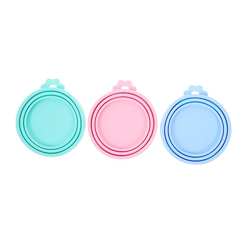 Toddmomy 3stücke Silikon Dosendeckel Für Haustierfutter Und Katzenfutter Frischhaltedosendeckel Aus Strapazierfähigem Silikonmaterial Dosenabdeckungen Zum Einfachen Öffnen Und Abdecken von Toddmomy