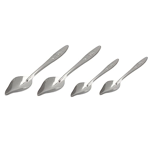 Toddmomy 4 STÜCKE Teiliges Parrot Feeding Spoon aus Rostfreiem Robust und Rostfrei Geeignet für Papageien Vögel und Andere Haustiere Füttern von Milch und Medizin Langlebig und Fein von Toddmomy