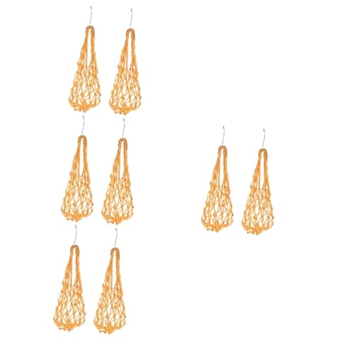 Toddmomy 4 Sätze Hängender Futterbehälter für Hühner und Gemüse Netzbeutel mit Haken für Geflügelernährung und Aufbewahrung von Futter für Hühner und Andere Tiere von Toddmomy