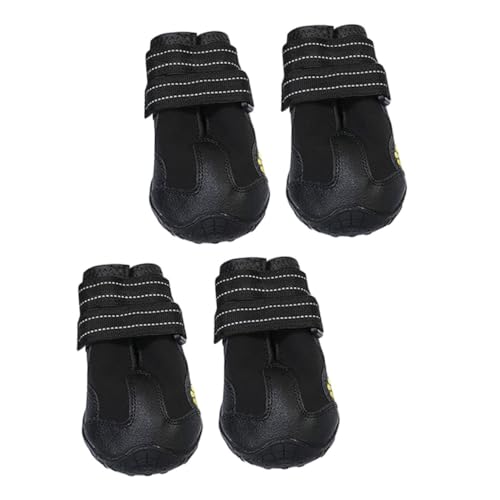 Toddmomy 4 Stück Anti-Schlupf-Hundefußabdeckung Outdoor-Schuhe für Hunde Welpe Nicht-Schuhe Griff Greifer Pfote Kleine Hundebereich Hundeschuhe für große Hunde Gummi Black Toddmomy 4 Stück Anti-Schlupf-Hundefußabdeckung Outdoor-Schuhe für Hunde Welpe Nicht-Schuhe Griff Greifer Pfote Kleine Hundebereich Hundeschuhe für große Hunde Gummi Black von Toddmomy