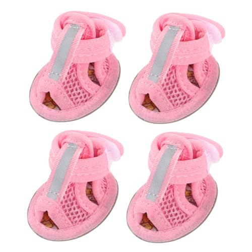Toddmomy 4 Stück Hundeschuhe Haustier-Sandalen Mesh Atmungsaktive Schuhe Für Hunde Größe 2 Leicht Zu Reinigen Toddmomy 4 Stück Hundeschuhe Haustier-Sandalen Mesh Atmungsaktive Schuhe Für Hunde Größe 2 Leicht Zu Reinigen von Toddmomy