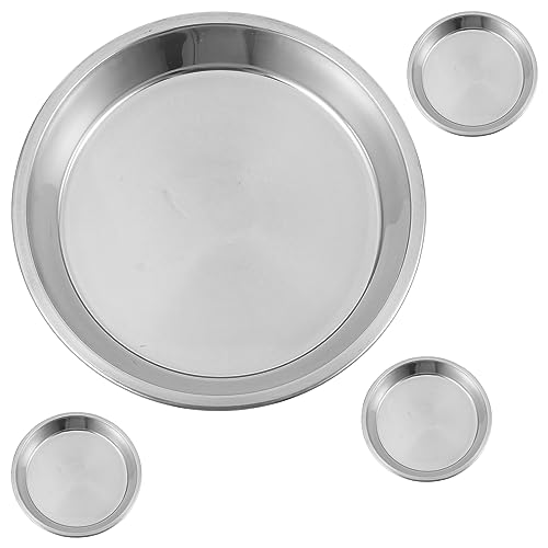 Toddmomy 4 Stück Edelstahl-Katzennäpfe Flache Tierfutternäpfe Metall-Haustierbecken Für Haustier-Futternäpfe Toddmomy 4 Stück Edelstahl-Katzennäpfe Flache Tierfutternäpfe Metall-Haustierbecken Für Haustier-Futternäpfe von Toddmomy