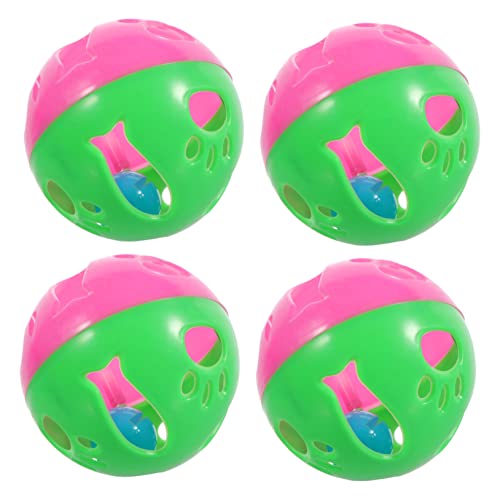 Toddmomy 4 Stück Glocke Interaktives Katzenspielzeug Ball Rollen Für Gitterkugeln Katzenspielzeug Bunt Haustiere Katzenbälle Aus Kunststoff Pet Bälle Plastik Toddmomy 4 Stück Glocke Interaktives Katzenspielzeug Ball Rollen Für Gitterkugeln Katzenspielzeug Bunt Haustiere Katzenbälle Aus Kunststoff Pet Bälle Plastik von Toddmomy