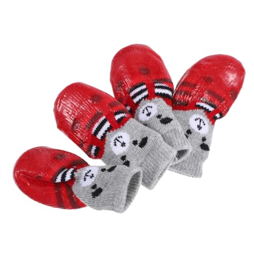 Toddmomy 4pcs Hund Stiefel Pfoten Schutz Haustier Socken Baumwolle Socken Tragen-beständig Hund Schuhe Für Outdoor Toddmomy 4pcs Hund Stiefel Pfoten Schutz Haustier Socken Baumwolle Socken Tragen-beständig Hund Schuhe Für Outdoor von Toddmomy