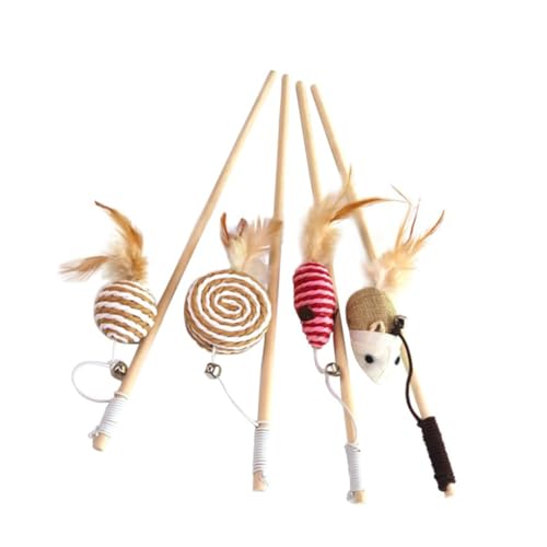 Toddmomy Interaktives Katzenspielzeug -Set 4-teilig Katzenangel Und Glocke Zufälliger Stil Toddmomy Interaktives Katzenspielzeug -Set 4-teilig Katzenangel Und Glocke Zufälliger Stil von Toddmomy