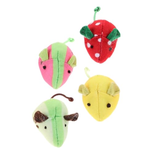 Toddmomy 4 Stück Katzenspielzeug interaktives Kitten Catnip cat Toy Plush cat Bälle für Wohnungskatzen Hundespielzeug Mäuse Katzenspielzeug für Katzen Plüsch Toddmomy 4 Stück Katzenspielzeug interaktives Kitten Catnip cat Toy Plush cat Bälle für Wohnungskatzen Hundespielzeug Mäuse Katzenspielzeug für Katzen Plüsch von Toddmomy
