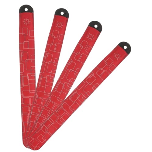 Toddmomy 4 Stück LED Fußkettchen Für Pferde Laufgürtel LED Armbänder Für Nachtwanderungen LED Reflektierendes Sicherheitsarmband Handgelenkband Schlüsselanhänger Reflektierendes von Toddmomy