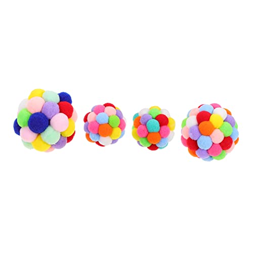 Toddmomy 4 Stück Lustiger Katzenball Neckisch Katzenminze Regenbogen Spaß Crinkle-Ball Für Katzen Bunt Drinnen Katze Neckt Ball Plüsch Colorful Toddmomy 4 Stück Lustiger Katzenball Neckisch Katzenminze Regenbogen Spaß Crinkle-Ball Für Katzen Bunt Drinnen Katze Neckt Ball Plüsch Colorful von Toddmomy