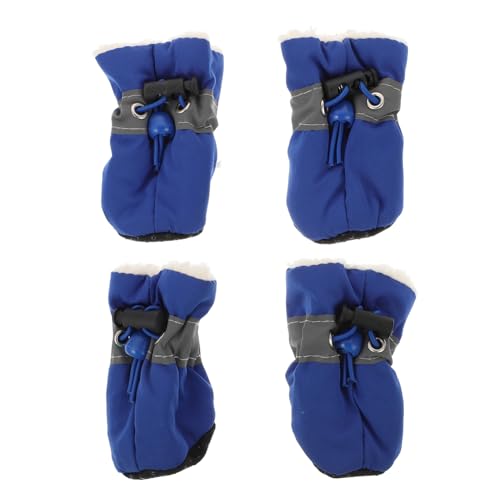 Toddmomy 4 Stück Schuhüberzüge für Haustiere rutschfeste Hundesohlen Hundeschuhe für große Hunde Hundestiefel pet paw pet Supplies Outdoor-Schuhe für Haustiere Welpenschuhe Samt Blue Toddmomy 4 Stück Schuhüberzüge für Haustiere rutschfeste Hundesohlen Hundeschuhe für große Hunde Hundestiefel pet paw pet Supplies Outdoor-Schuhe für Haustiere Welpenschuhe Samt Blue von Toddmomy