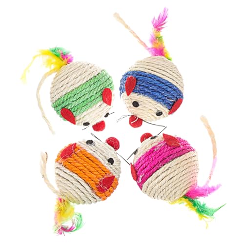 Toddmomy 4 Stück Sisal Ballspielzeug Kätzchen Katzenspielzeugbälle Katzenspielzeug Kratzball Katzenminze Bälle Spielzeugmäuse Katzenspiel Katzenkratzspielzeug Katzenspielzeug Für Toddmomy 4 Stück Sisal Ballspielzeug Kätzchen Katzenspielzeugbälle Katzenspielzeug Kratzball Katzenminze Bälle Spielzeugmäuse Katzenspiel Katzenkratzspielzeug Katzenspielzeug Für von Toddmomy