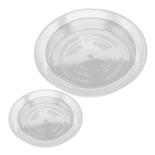 Toddmomy 4 Stück Transparente Pflanztöpfe Untersetzer Wiederverwendbare Kunststoffschalen für Pflanzen Wasserspeicherung und Schutz Ihrer Oberflächen für und Außenbereich Toddmomy 4 Stück Transparente Pflanztöpfe Untersetzer Wiederverwendbare Kunststoffschalen für Pflanzen Wasserspeicherung und Schutz Ihrer Oberflächen für und Außenbereich von Toddmomy