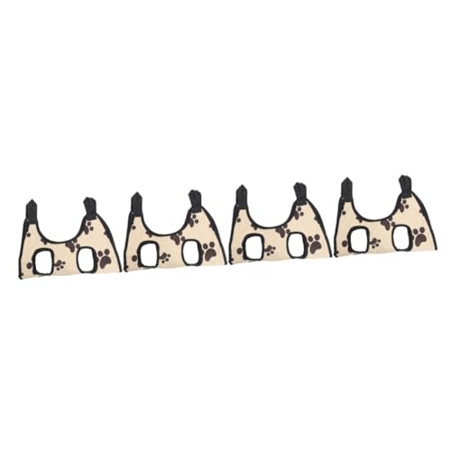 Toddmomy 4 Stück Trim-Pflege-Hängematte Käfig Hängematte Katzenschlinge zum Krallenschneiden katzenbett haustierbett aussetzen Hängematte zum Nagelschneiden für Hunde Katzenpflege Kosmetik von Toddmomy