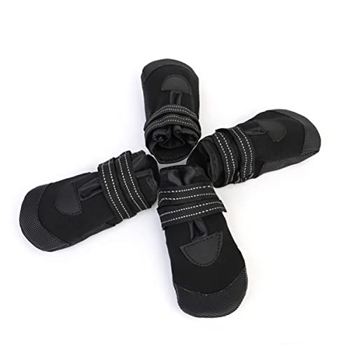 Toddmomy Schützende Hundeschuhe 4 Paar Hundestiefel Atmungsaktives Netzmaterial Warm Und Bequem Für Ihr Haustier von Toddmomy