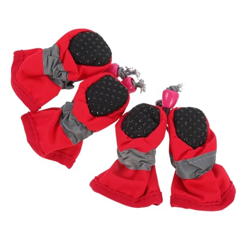 Toddmomy Hosenträgerstiefel Für Hunde Hundeschuhe Hundestiefel 4 Stück Haustierschuhe Outdoorschuhe Toddmomy Hosenträgerstiefel Für Hunde Hundeschuhe Hundestiefel 4 Stück Haustierschuhe Outdoorschuhe von Toddmomy