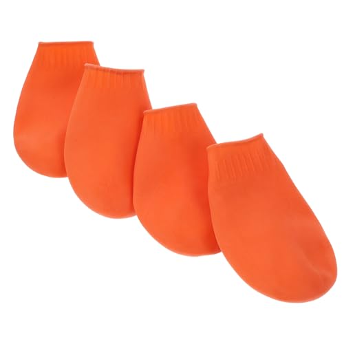 Toddmomy 4 Stück wasserdichte Haustierschuhe Hundefußabdeckung Für Hunde Regenstiefel Haustierschuhe Hundepfotenschuhe wasserdichte Schuhüberzüge Hundeschuhe Für Griffe von Toddmomy