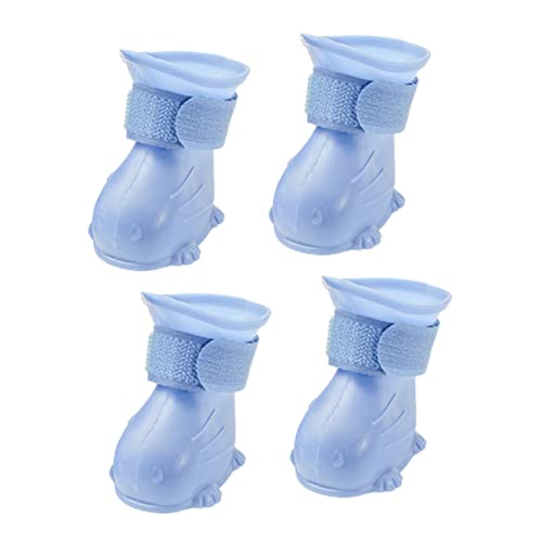 Toddmomy 4stücke wasserdichte Hundeschuhe rutschfeste Hundeschutzstiefel Aus Tep Für Große Hunde Pflege Für Pfoten Robuste Und Leicht Zu Reinigende Regenschuhe von Toddmomy