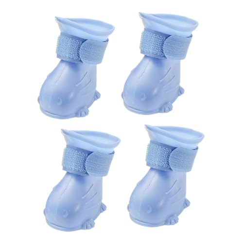 Toddmomy 4 Stück wasserdichte Tep Hunderegenstiefel rutschfest und Strapazierfähig für Kleine Hunde Schützende Pfotenschuhe bei Regen und Nassen Bedingungen Toddmomy 4 Stück wasserdichte Tep Hunderegenstiefel rutschfest und Strapazierfähig für Kleine Hunde Schützende Pfotenschuhe bei Regen und Nassen Bedingungen von Toddmomy